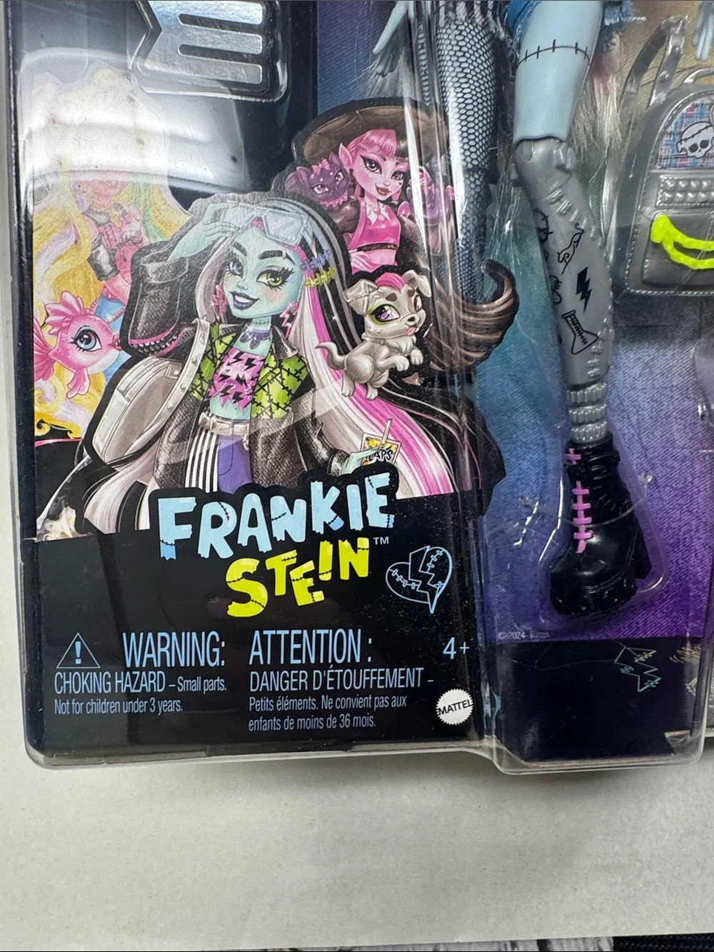 MATTEL MONSTER HIGH FRANKIE STEIN WATZIE DOLL FIGURINE